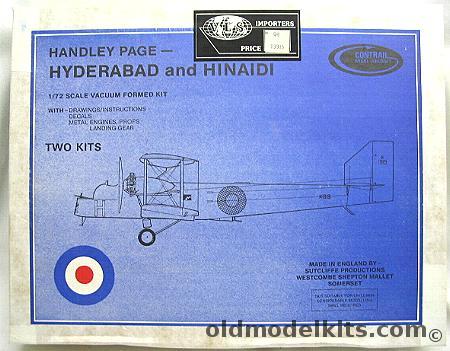 Contrail 1/72 Handley Page Hyderabad and Hinaidi (2 Kits) plastic model kit